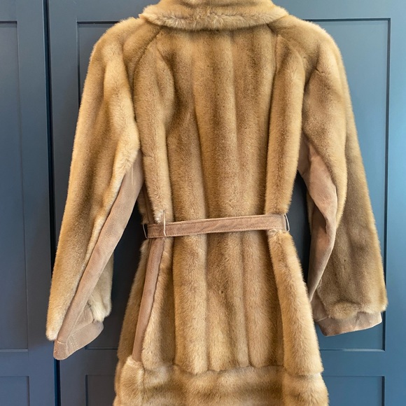 Vintage faux fur Adolph Schuman for Lilli Ann coat - Picture 2 of 10